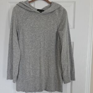 Ann Taylor Gray Cowl Neck Sweater